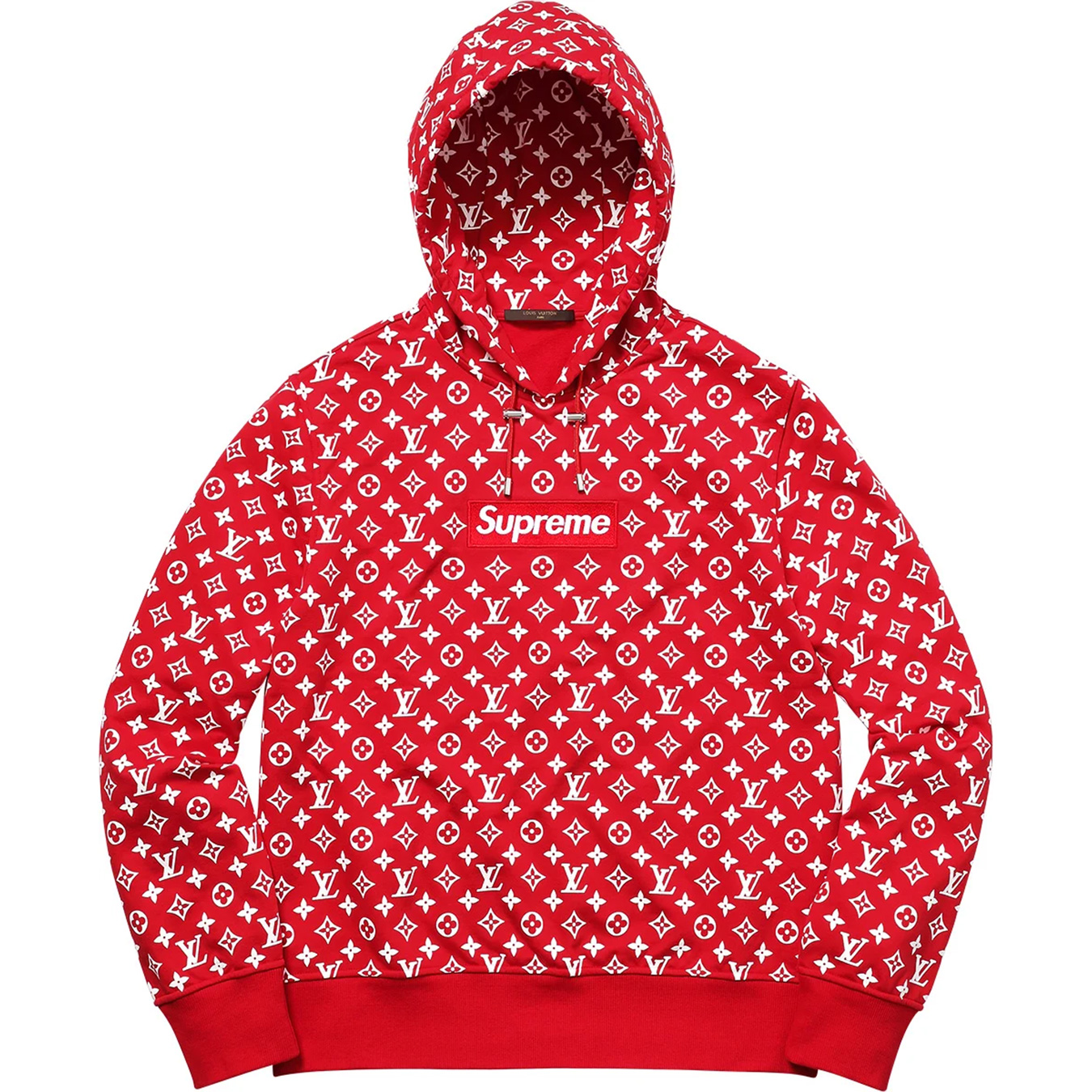 Louis Vuitton/Supreme Box Logo Hooded Sweatshirt